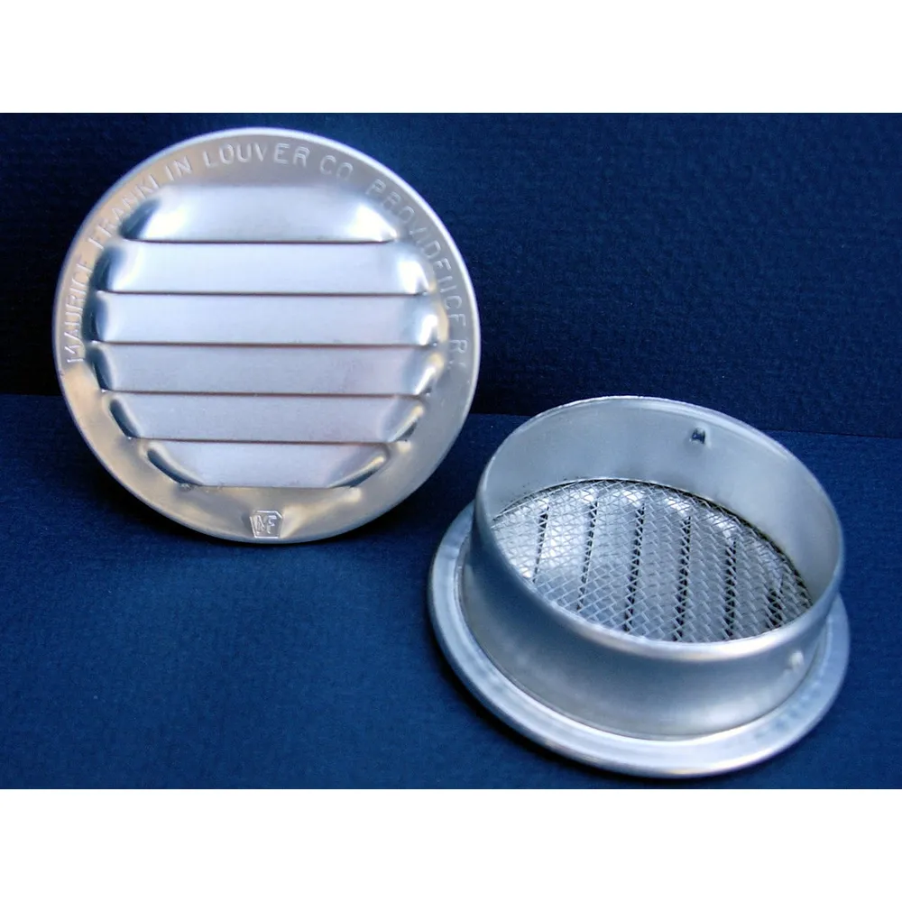 Maurice Franklin 6-RL-100 Round Aluminum Louver with Insect Screen ...